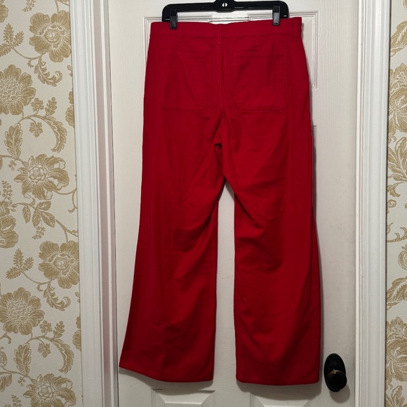 J. Crew Red Camp-Pocket Wide-Leg Pant - Sz 29 NWT - Picture 6 of 8